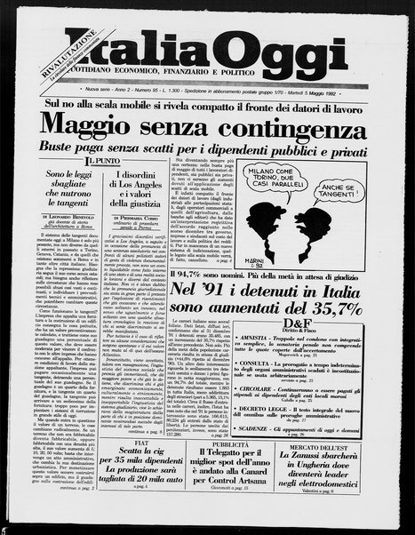 Italia oggi : quotidiano di economia finanza e politica